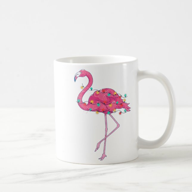 Taza De Café Divertidas Navidades Encenden A Navidades Tropical (Derecha)