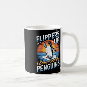 Taza De Café Divertidas protestas contra los pingüinos arancela
