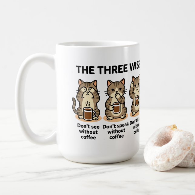 Taza De Café Divertido (Con donut)