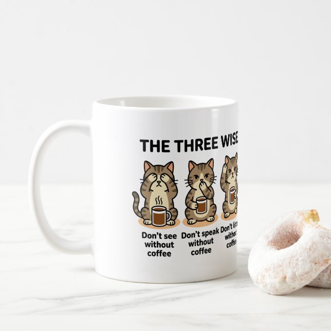 Taza De Café Divertido  (Con donut)