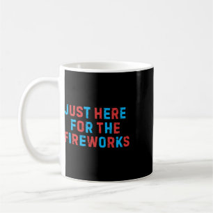 Taza De Café Divertido 4 de julio Patriótico Usa Solo Estoy Aqu