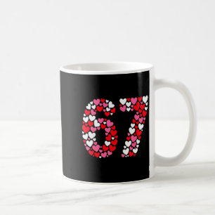 Taza De Café Divertido 67 Meme 6 7 jerga de Gen Alpha para San