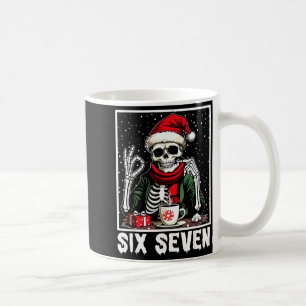 Taza De Café Divertido 67 Meme Esqueleto 67 Navidad Mujeres