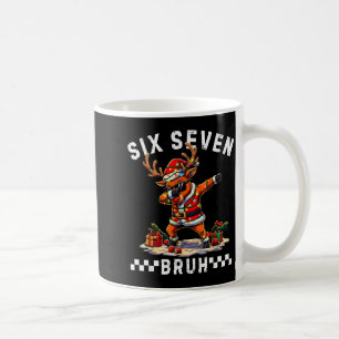 Taza De Café Divertido 67 Navidad Seis Siete Meme Reindeer Dabb