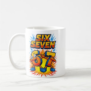 Taza De Café Divertido 67 Seis Siete Dab Italiano Brainrot 6 7 