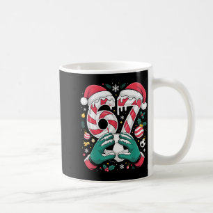 Taza De Café Divertido 67 Seis Siete Portero de Fútbol Divertid