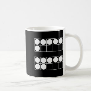 Taza De Café Divertido 6 7 Número Profesores Alumnos Seis Siete