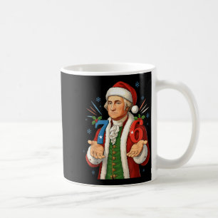 Taza De Café Divertido 7-6 6-7 George Washington Santa 67 Meme