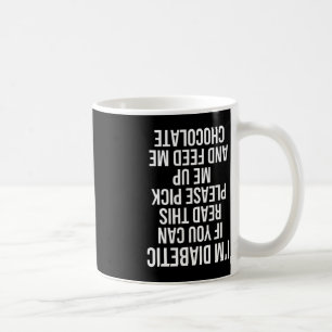 Taza De Café Divertido al revés Oferta Diabética Tipo 1 Regalo