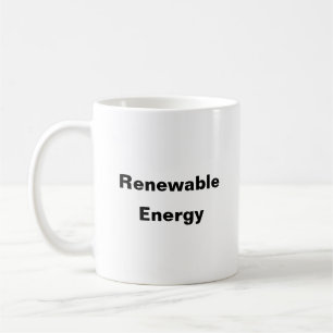 Taza De Café Divertido atraco de energías renovables
