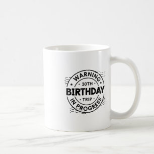 Taza De Café Divertido aviso de 30 años de edad cumpleaños 30 V