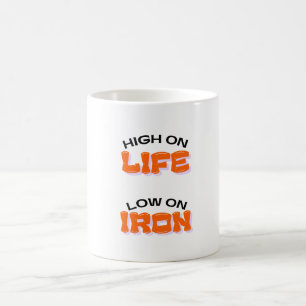Taza De Café divertido bajo en hierro 