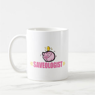 Taza De Café Divertido banco Piggy