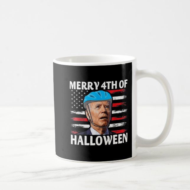 Taza De Café Divertido Biden deslumbrado Feliz Julio Feliz Bide (Derecha)