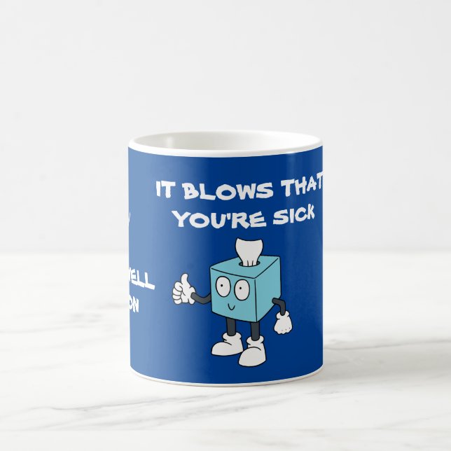 TAZA DE CAFÉ DIVERTIDO BIEN PRONTO TISSUE BOX CAFÉ MUG (Centro)