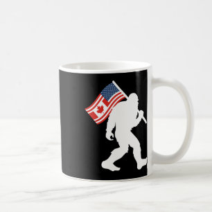 Taza De Café Divertido Bigfoot Canadá El estado 51 Trump Canadá