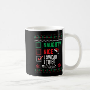 Taza De Café Divertido Bonito Travieso Juro Que Lo Intenté Jers