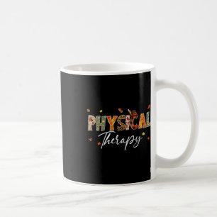 Taza De Café Divertido Calabaza de Terapia Física Otoño Árbol C