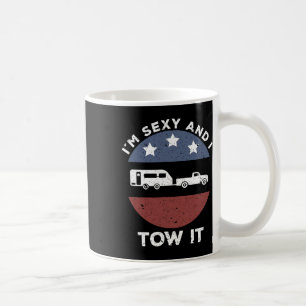 Taza De Café Divertido Camping Rv Soy Y Y Lo Remolco 