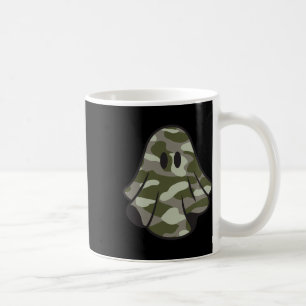 Taza De Café Divertido camuflaje de Halloween Camo Ghost Hello