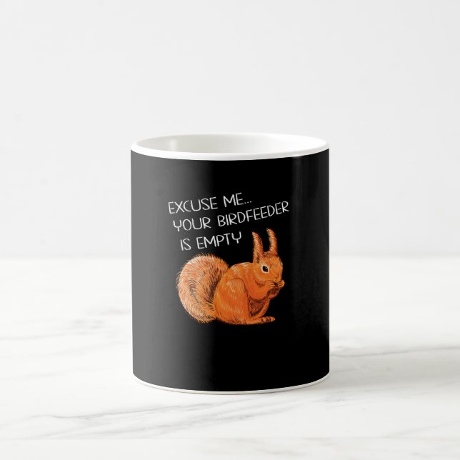 Taza De Café Divertido canto de ardilla (Centro)