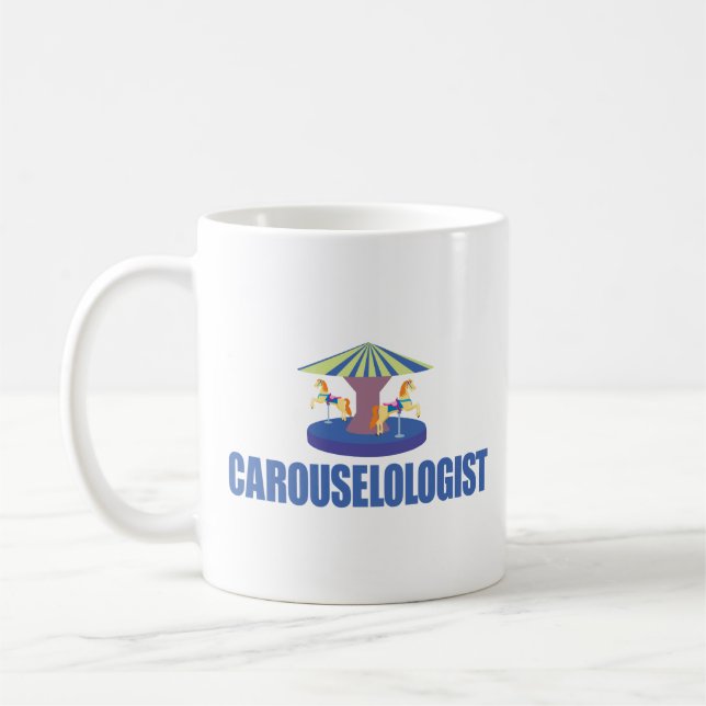 Taza De Café Divertido carrusel (Izquierda)