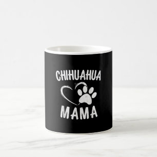 Taza De Café Divertido Chihuahua Mama Gira A La Mascota Perro E