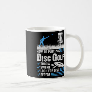 Taza De Café Divertido Cómo Jugar Disc Golf