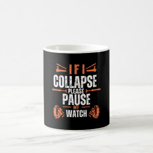 Taza De Café Divertido-corriendo