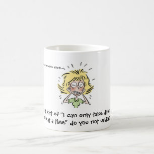 Taza De Café Divertido cuando los reporteros de corte atacan el
