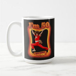 Taza De Café Divertido Cumpleaños 50 Sally O'Malley Diseño