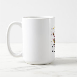 Taza De Café Divertido Cumpleaños Feliz Abuela Regalo Ciclismo 