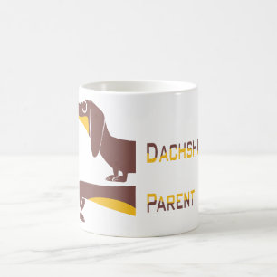Taza De Café Divertido dachshund lindo para padres de perros la