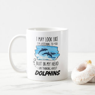 Taza De Café Divertido delfín Lover Mug