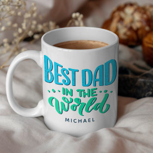 Taza De Café Divertido Día del Padre Retro al Mejor Papá