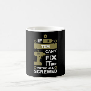 Taza De Café Divertido divertido reparar la reparación de TI