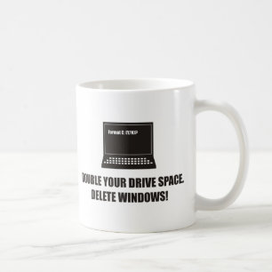 Taza De Café Divertido - doble su espacio de la impulsión.