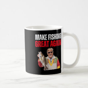 Taza De Café Divertido Donald Trump Hacer que la Pesca Sea Gran