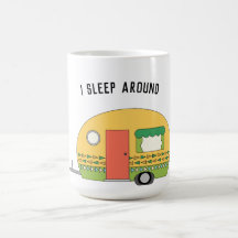 Divertido duermo alrededor de RV Latte Mug