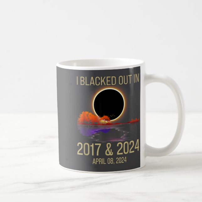 Taza De Café Divertido Eclipse Total 2017 Solar (Derecha)