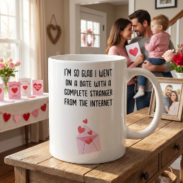 Taza De Café Divertido El día de San Valentín Mug - Me alegro d