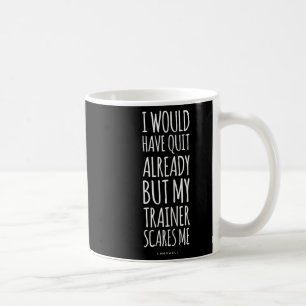 Taza De Café Divertido entrenamiento S_ My Entrenador Me Da Mie