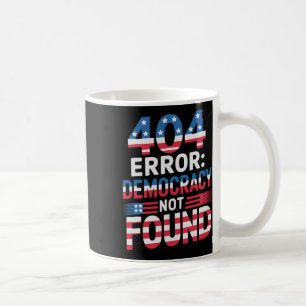 Taza De Café Divertido error 404 Tecnología de TI estadounidens