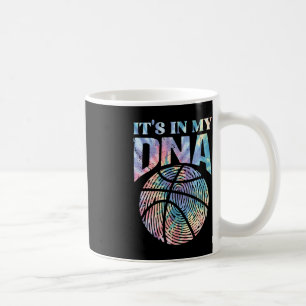 Taza De Café Divertido es en mi ADN Chicas Básquetbol el amor p