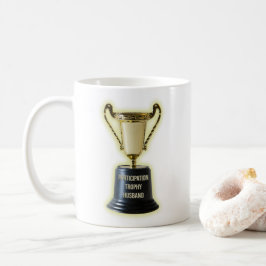 Taza De Café Divertido esposo trofeo de participación