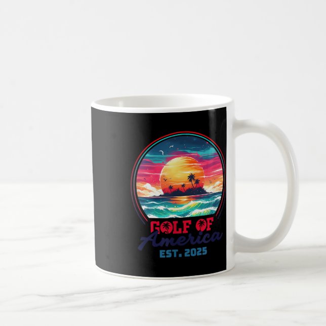 Taza De Café Divertido Estados Unidos Camisas Golfo De Estados  (Derecha)