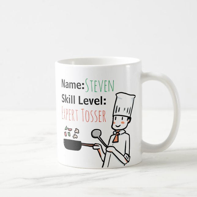 Taza De Café Divertido experto de Tosser del cocinero fresco (Derecha)
