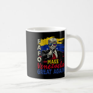 Taza De Café Divertido Fafo Trump Venezuela Grande De Nuevo 
