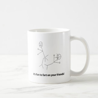 Taza De Café Divertido Fart en amigos