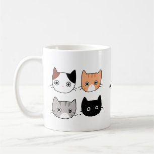 Taza De Café Divertido felinos gatitos Nombre personalizado per